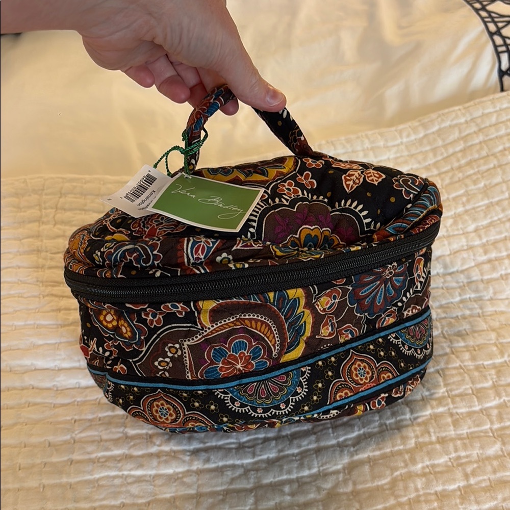 Vera Bradley Travel Cosmetic Kensington Top Handle Toiletry bag travel
